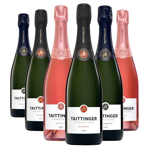 Crate of 6 The Taittinger Collection